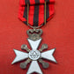 Belgian Civil Decoration for long service,2nd Class Silver Medal