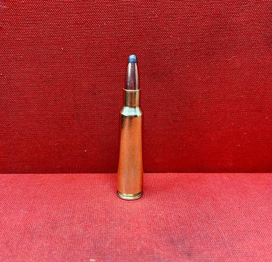 Discover the INERT SA Corp .250-3000 Cartridge – a realistic, non-functional replica ideal for training, instructional use, and ammunition collections.