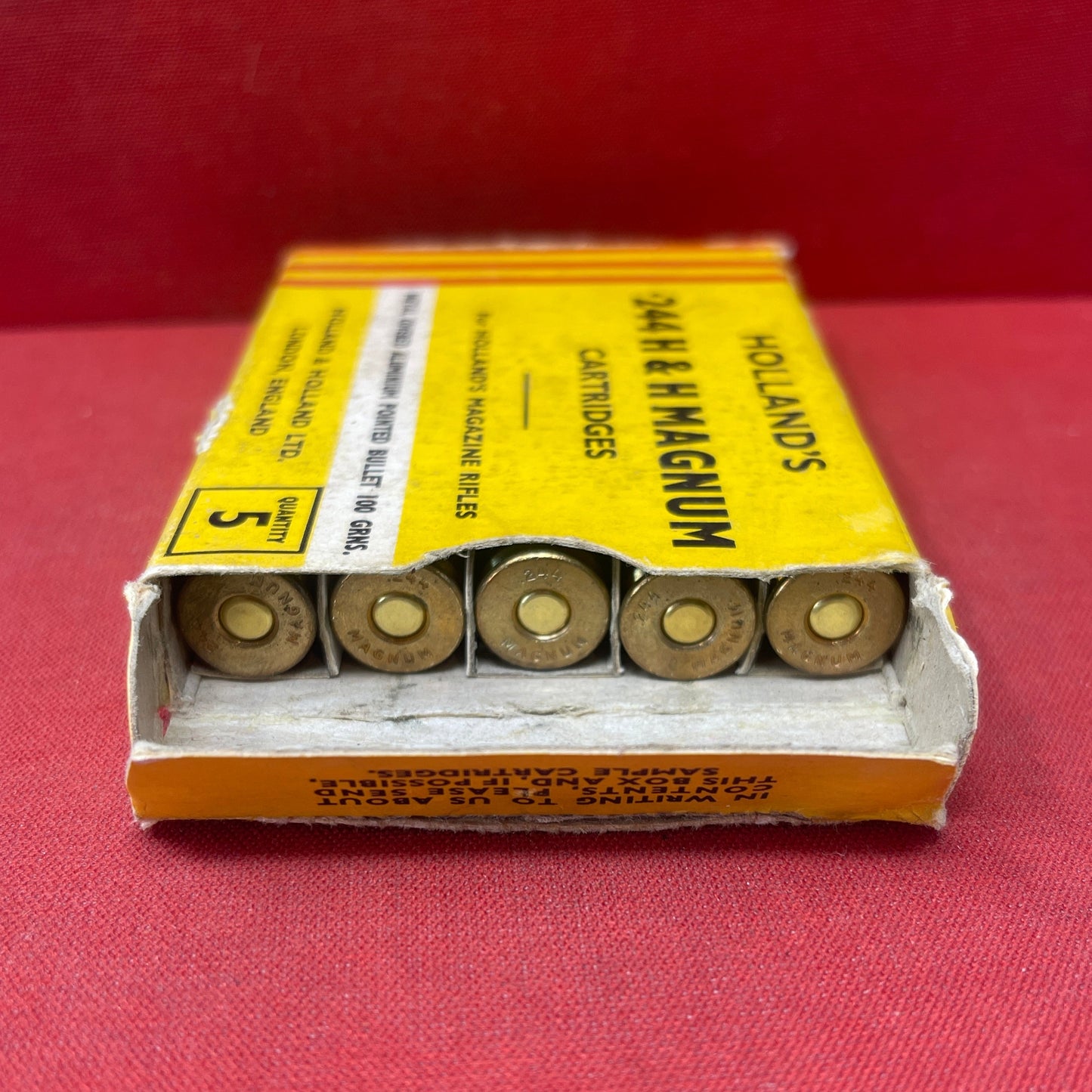 Hollands .244 H&H Magnum Cartridges