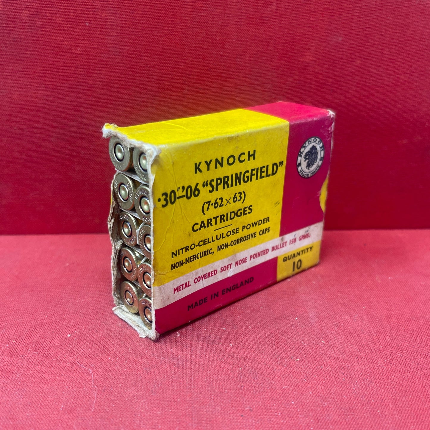 10 x Kynoch 30-06 Springfield Cartridges