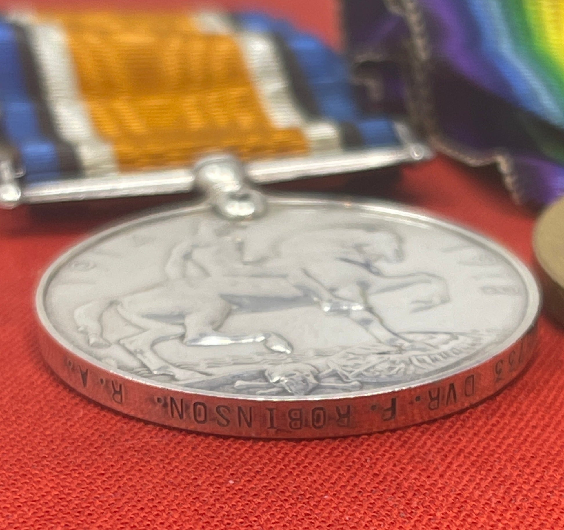 WW1 Pair  British War Medal Victory Medal