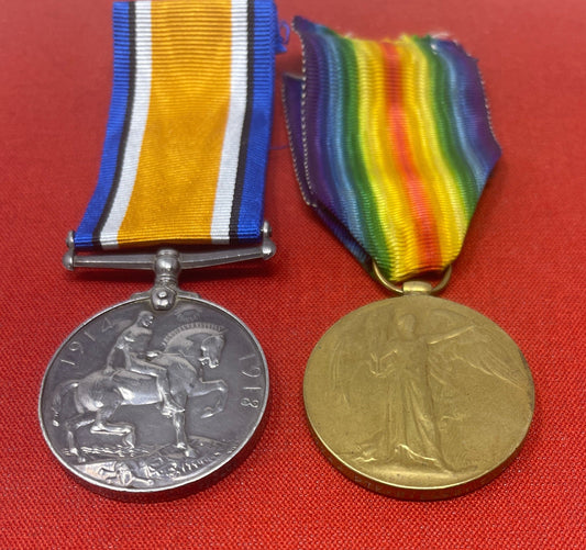World War 1 British War Medal Victory Medal