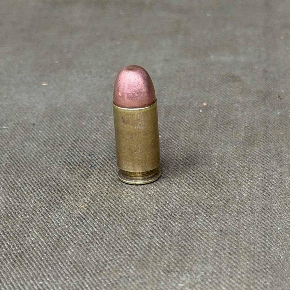 Original WW2 US .45 ACP Cartridge – EC 42 – Evansville Chrysler – 1942 Brass Case – Inert