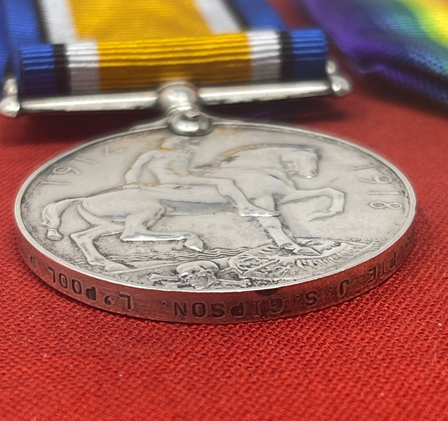 WW1 Trio Liverpool. British War Medal Victory Medal