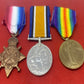 WW1 Trio ASC British War Medal Victory Medal and 1914-14 Star