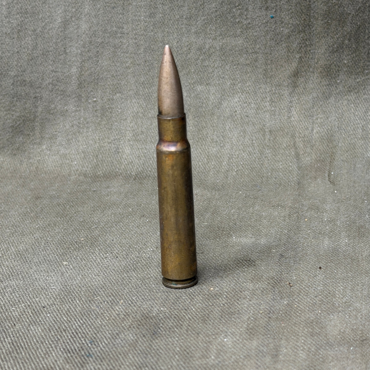 Original WW1 German 7.92mm Mauser Rifle Cartridge – Spandau February 1915 – Inert