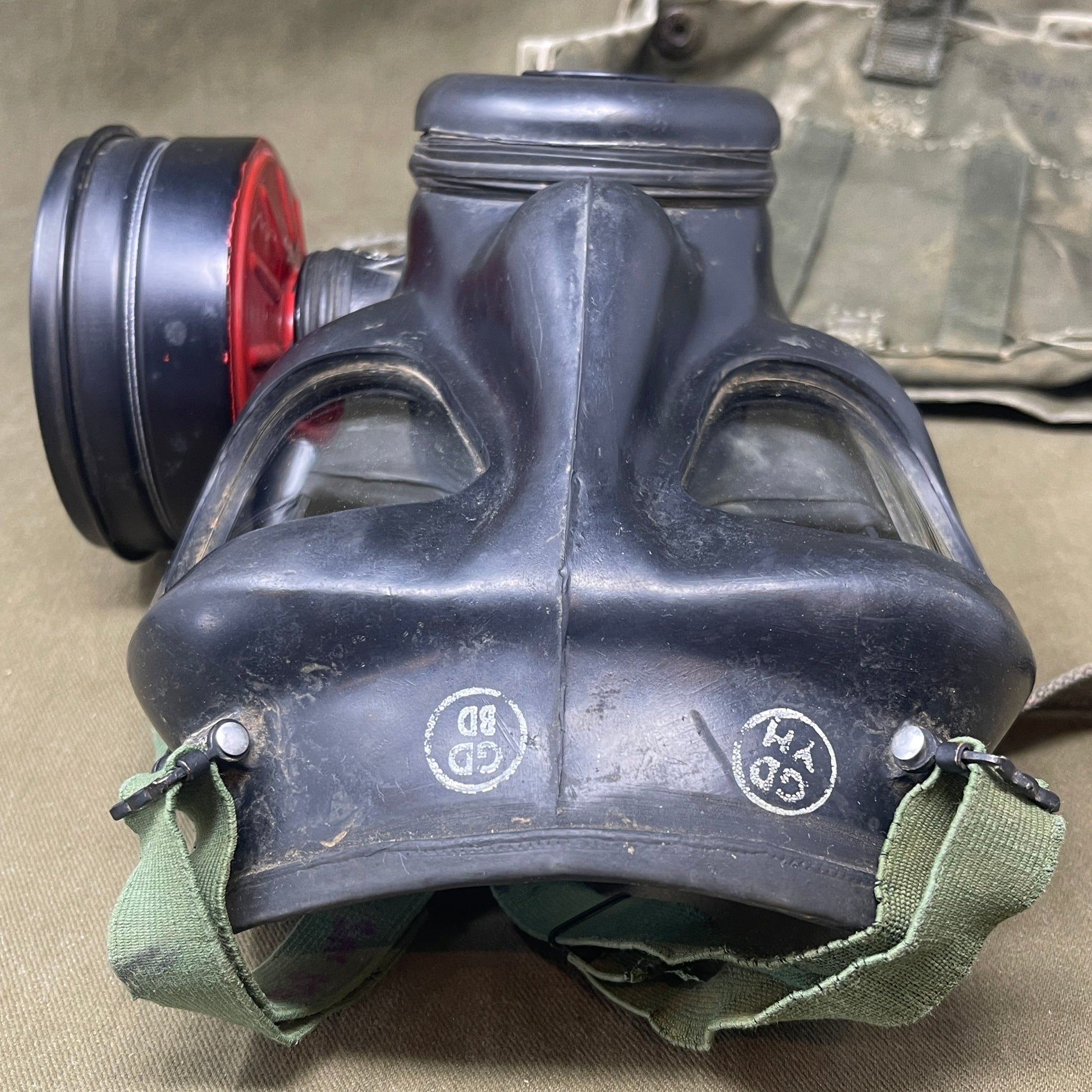 British Military S6 Respirator & Haversack