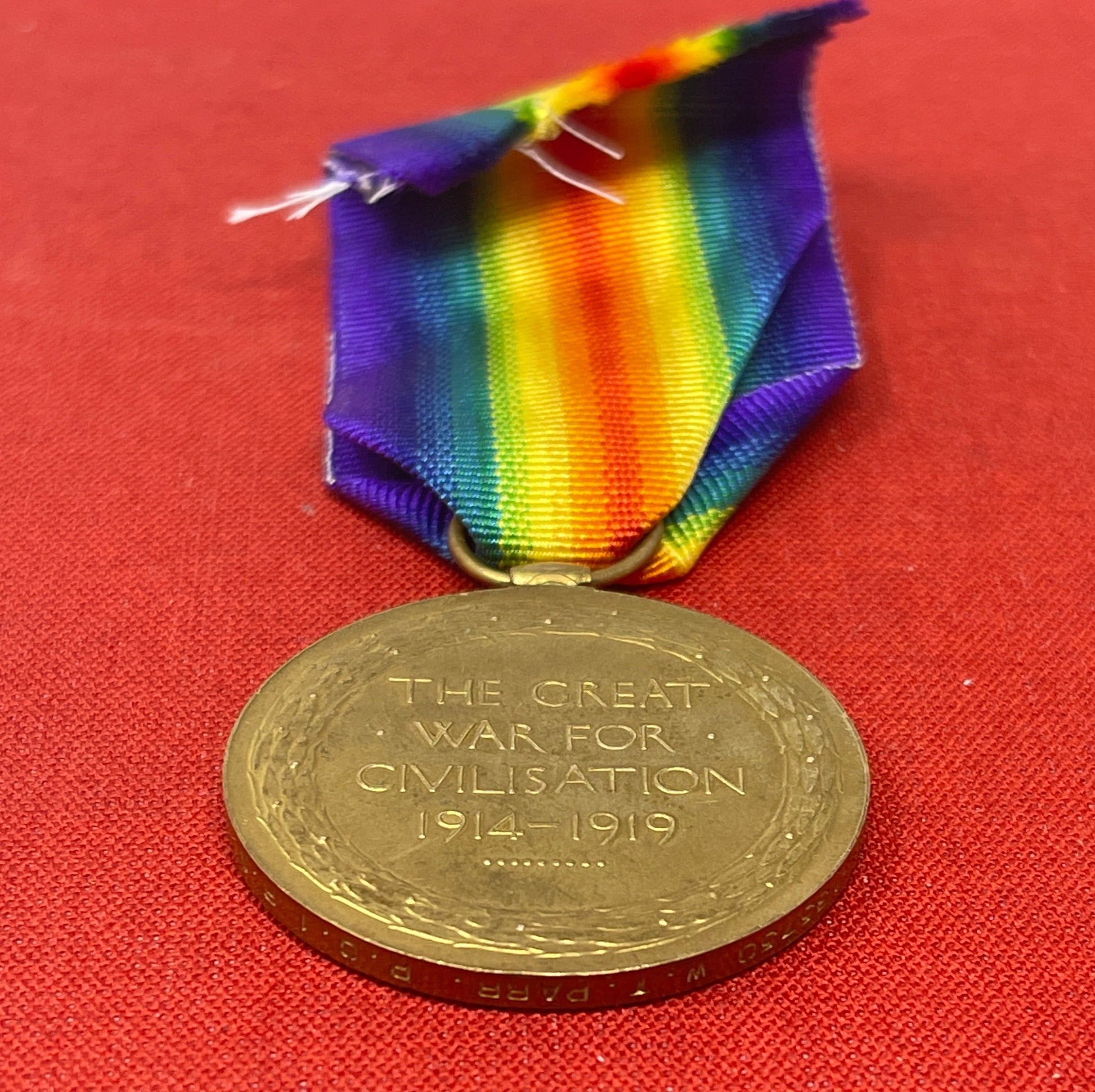 Single  British Victory Medal
