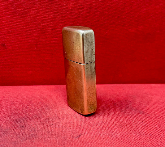 WW2 British Brass Pocket Petrol Lighter by SEIGNEUR circa 1943