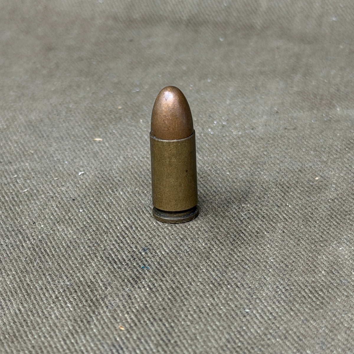 Original WW1 German 9mm Parabellum Cartridge – DWM Karlsruhe 1917 – Inert
