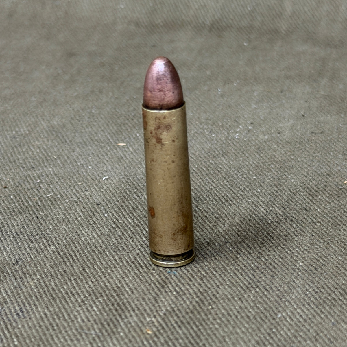 Original WW2 US .30 Carbine Cartridge – Peters Cartridge Co. PC 43 – 1943 – Inert