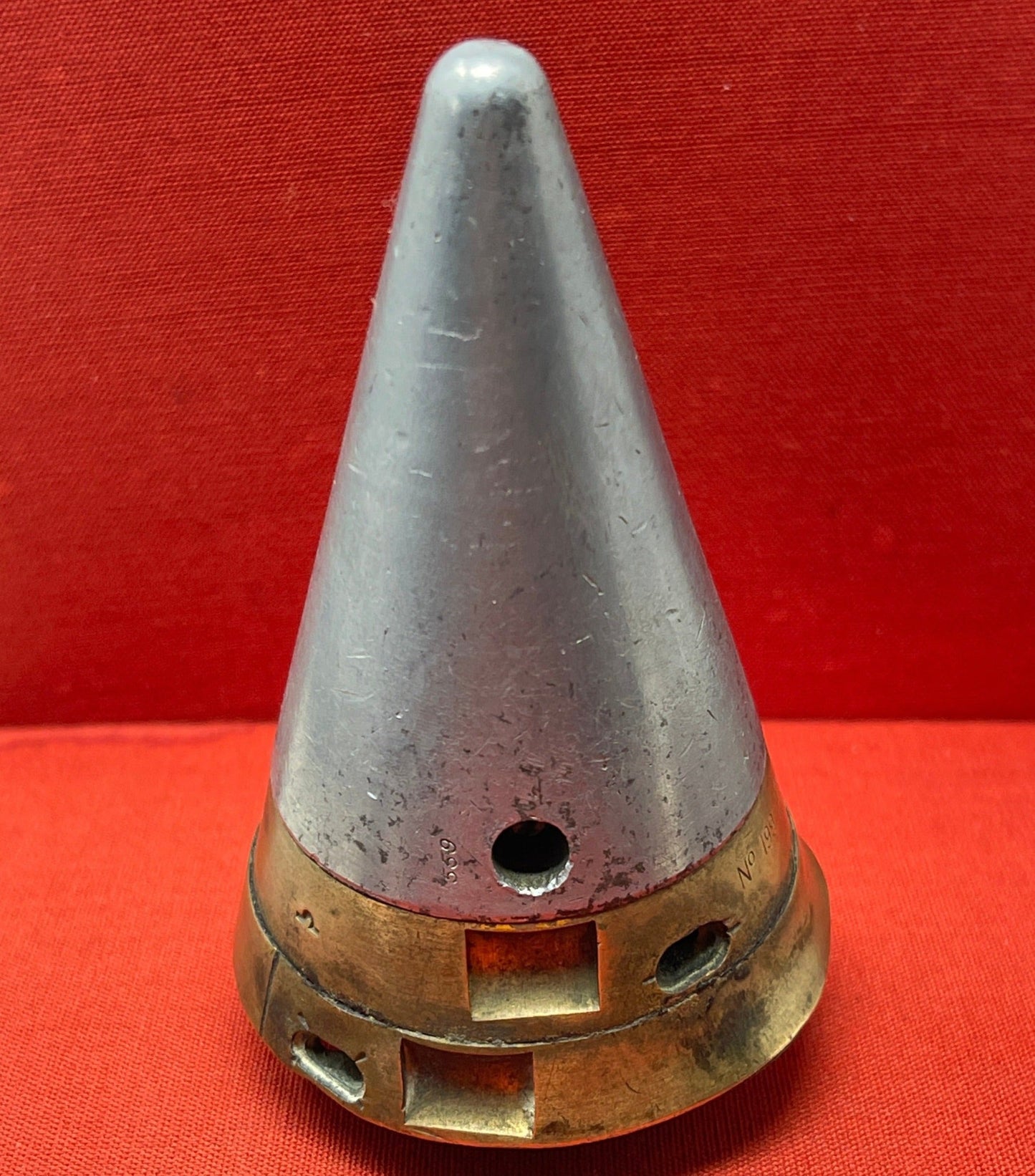 WW2 British No 199 Mk IV Time Fuse For The British 3.7 Inch Anti-aircraft Gun.