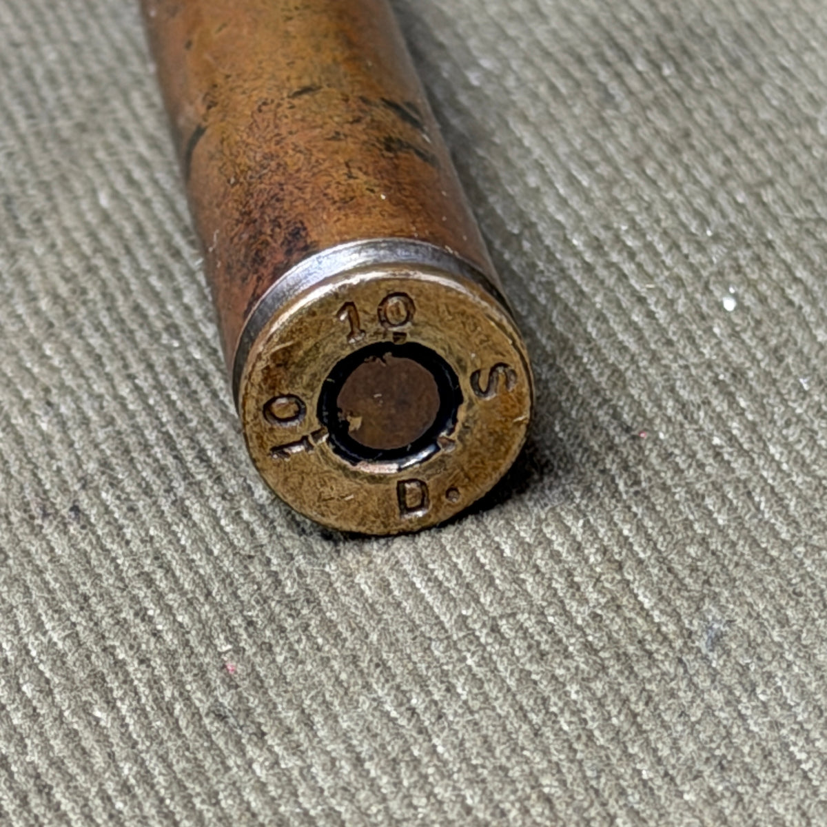 Original Pre-WW1 German 7.92mm Mauser Cartridge – Spandau Arsenal – October 1910 – Inert