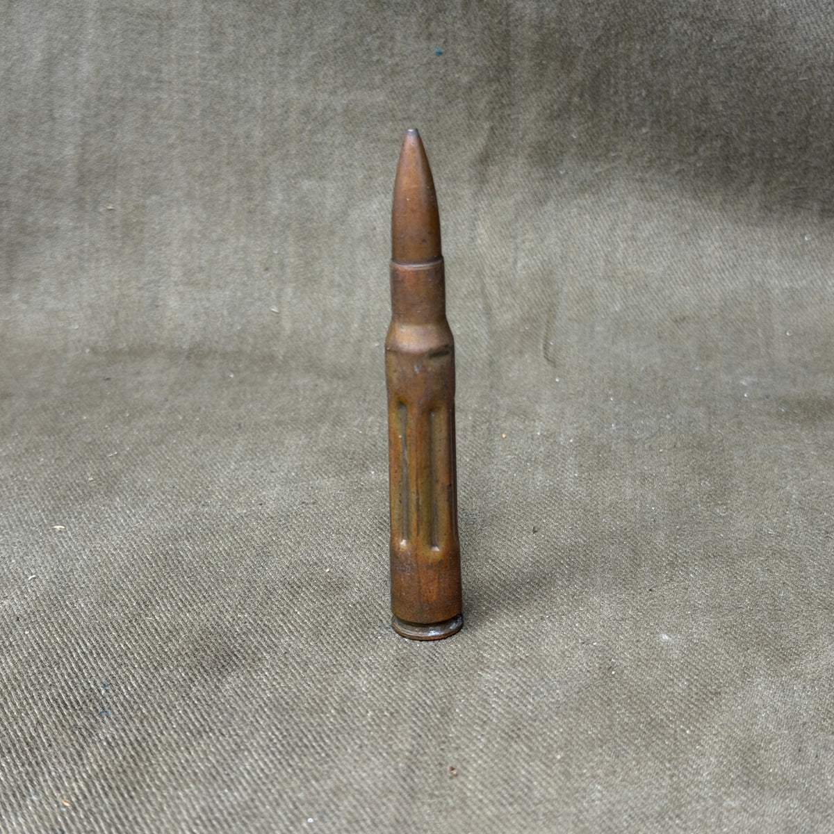 Original WW2 US .30-06 Springfield M1906 Pattern Drill Dummy Cartridge – FA 43 – Frankford Arsenal 1943 – Inert