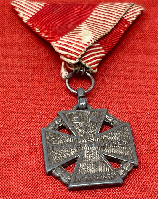 Austria Hungary WW1 Kaiser Karl Cross of Troops Medal