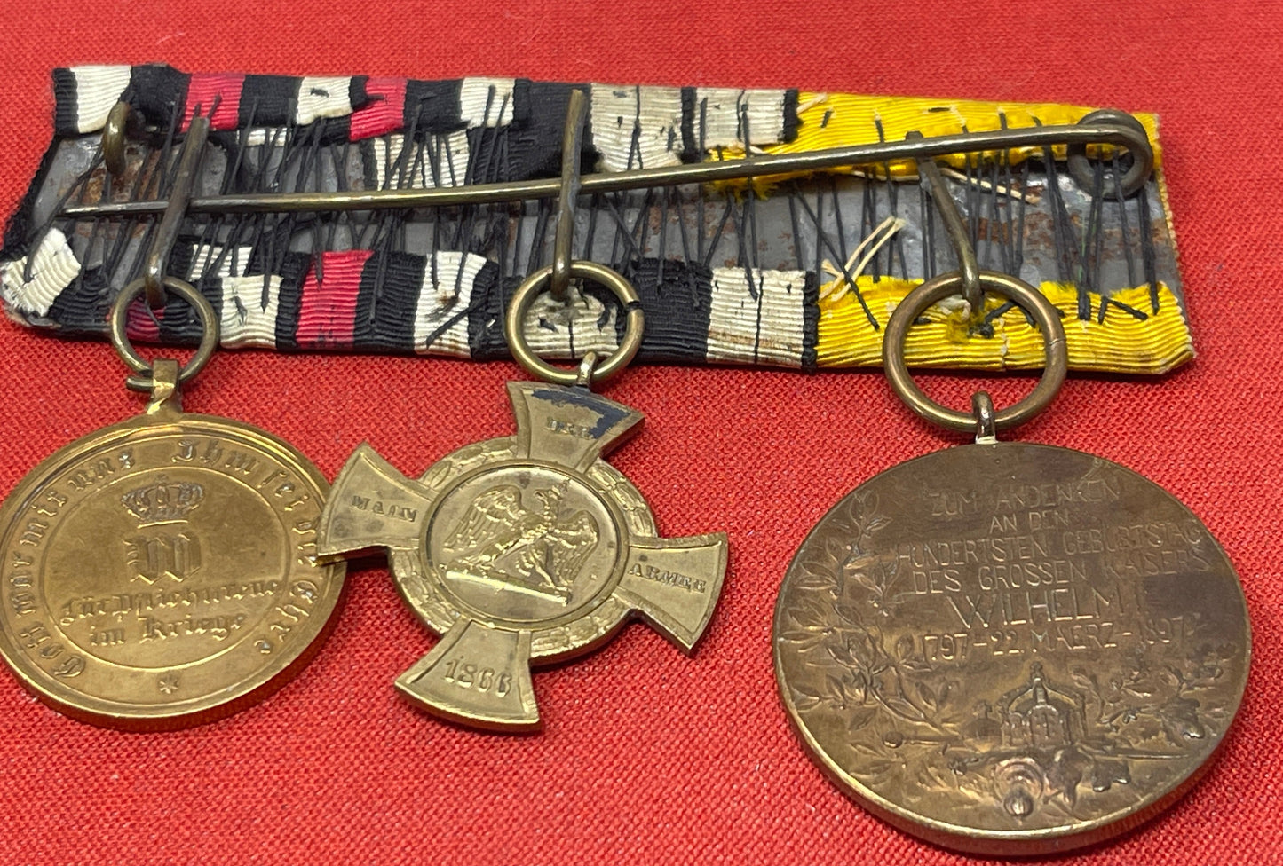 WW1 mounted medal group Franco-Prussian