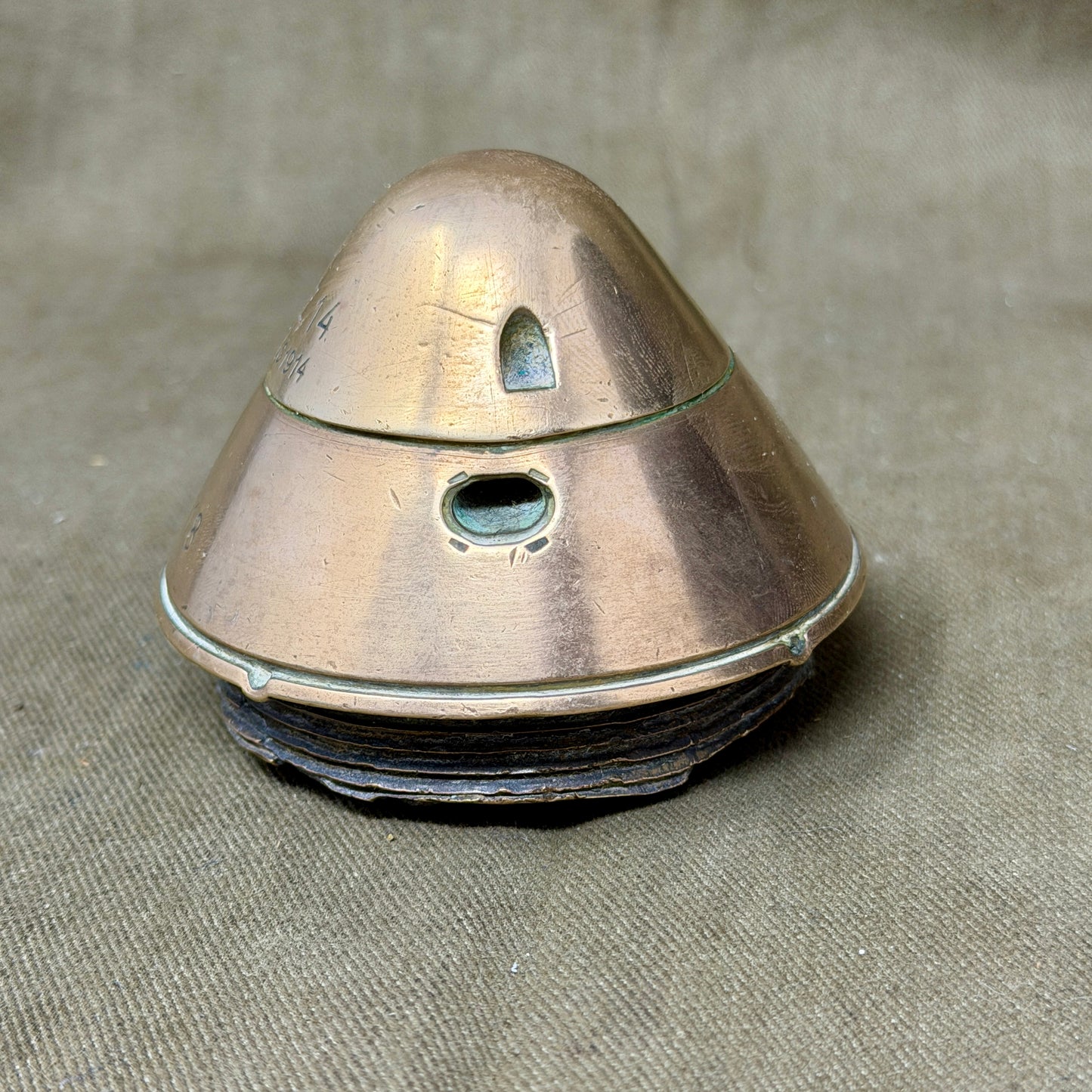 WW1 German H.Z.14 Artillery Fuze – AEG 1914 – Original Inert