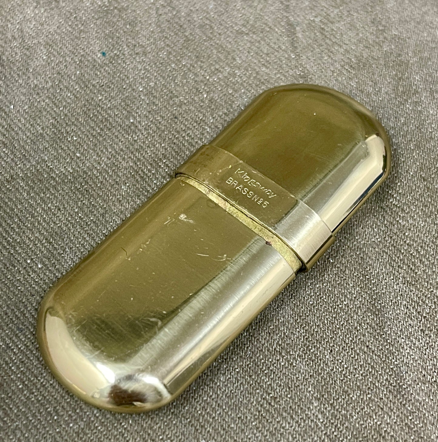 Vintage Selection of Brass trench lighters, Match holders, and Hand warmers