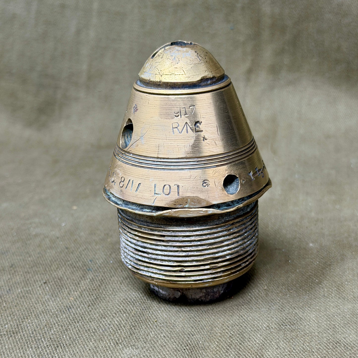 Original WW1 British No.101 Mark II Percussion Artillery Fuze