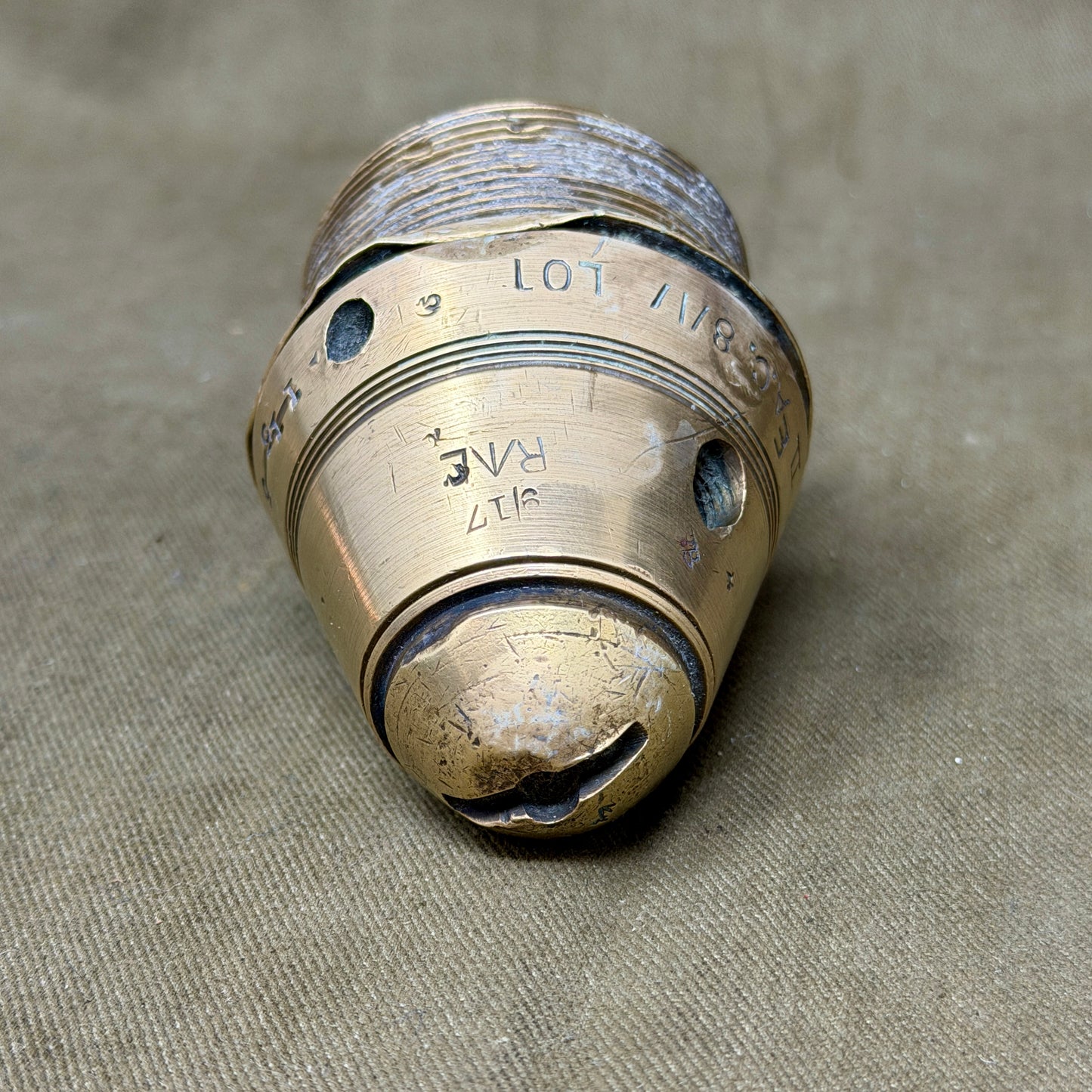 Original WW1 British No.101 Mark II Percussion Artillery Fuze