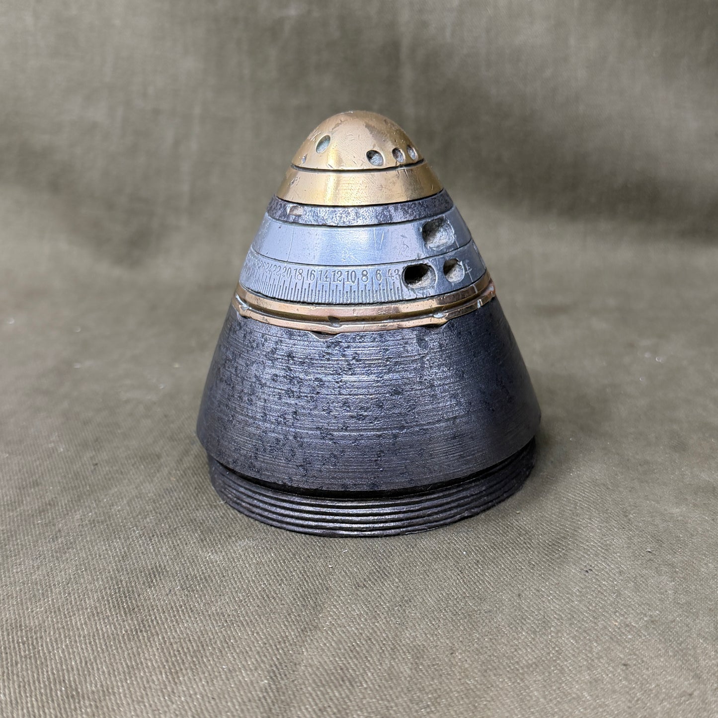 WW1 German H.Z.05 Schr. 10.5cm Howitzer Shrapnel Fuze – 1916 – Inert