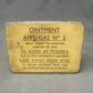 Vintage WW2 Ointment Anti-Gas No 2