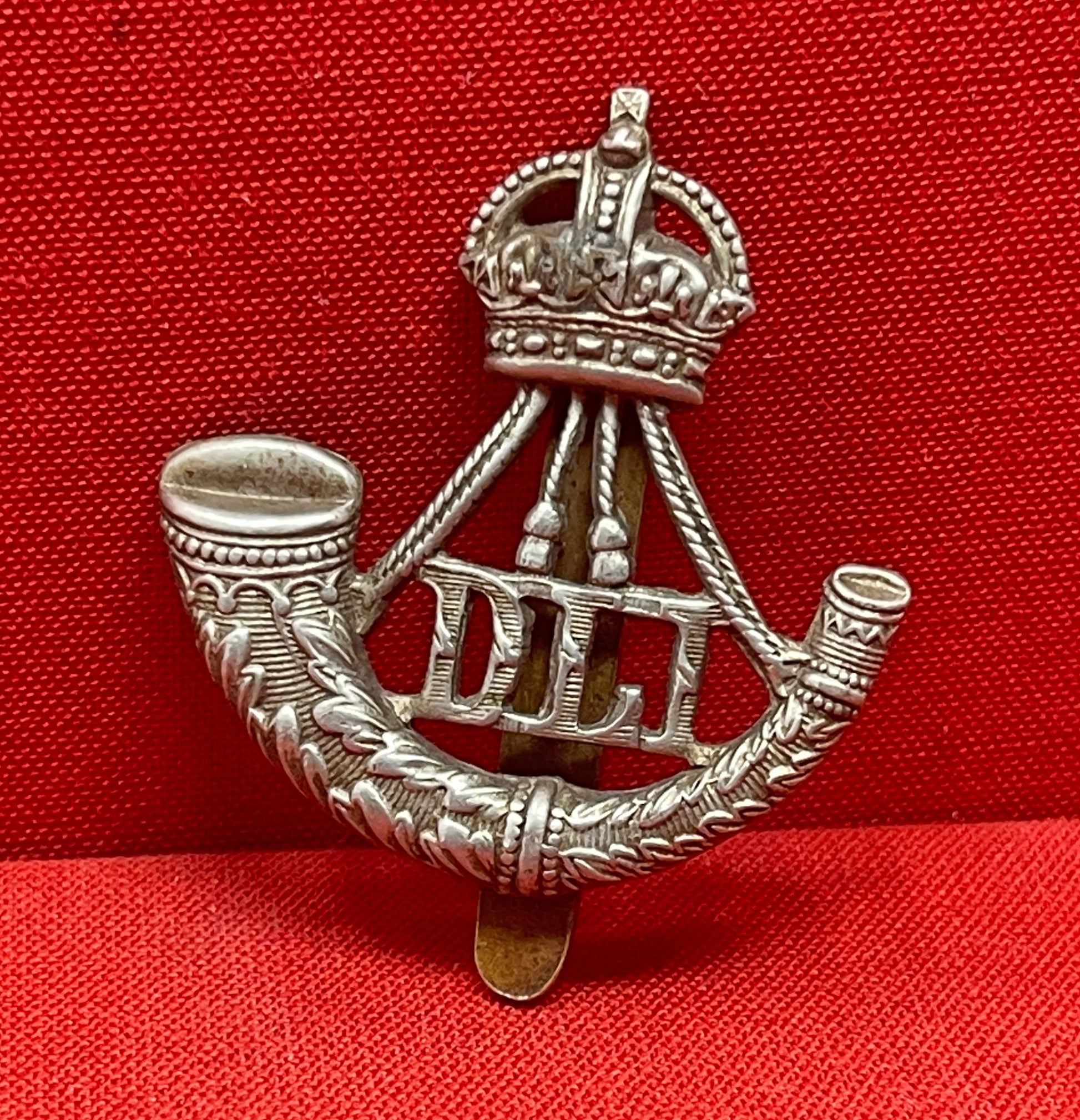 Durham Light Infantry Cap Badge with Slider