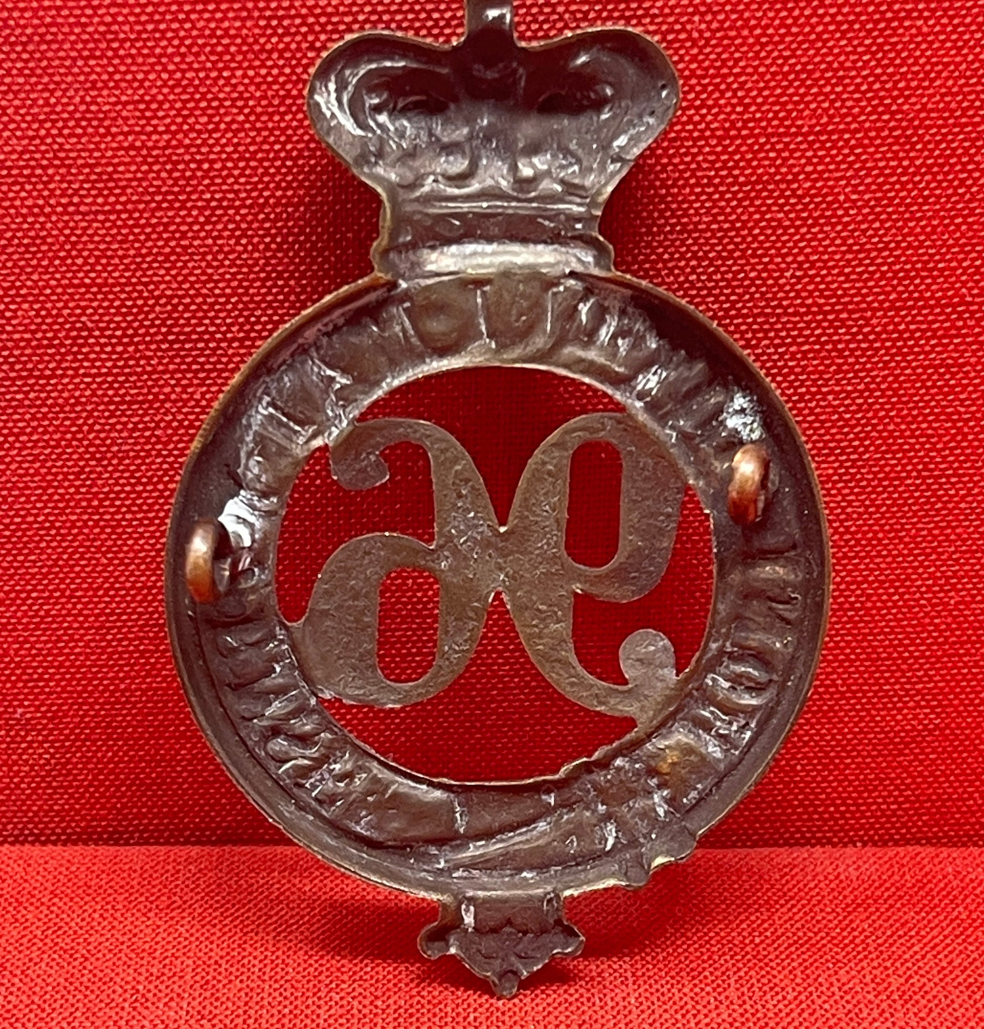 Victorian 96th Manchester Regiment Glengarry  Badge