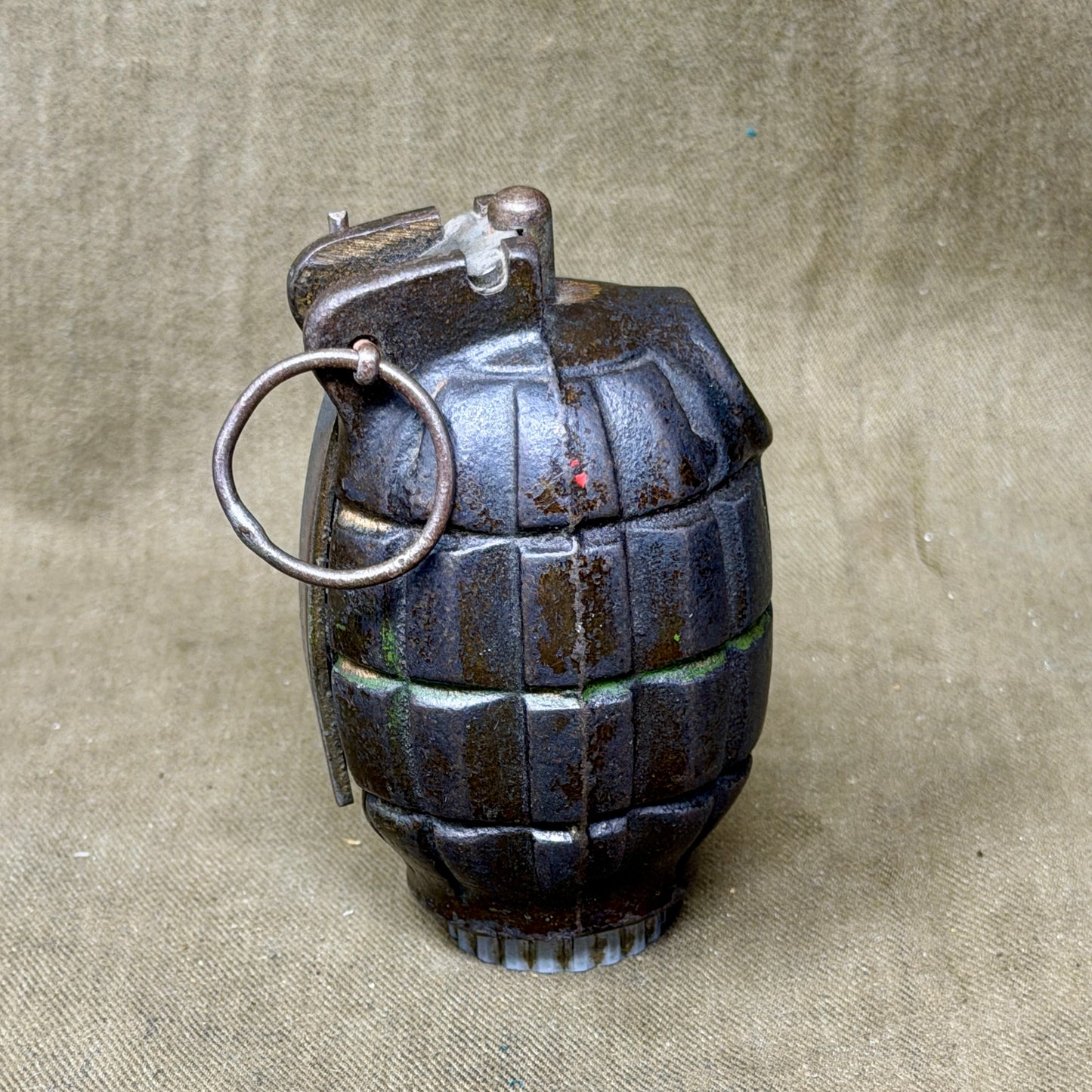 Original British No.36M Mk I Mills Bomb Hand Grenade – Complete Inert Example