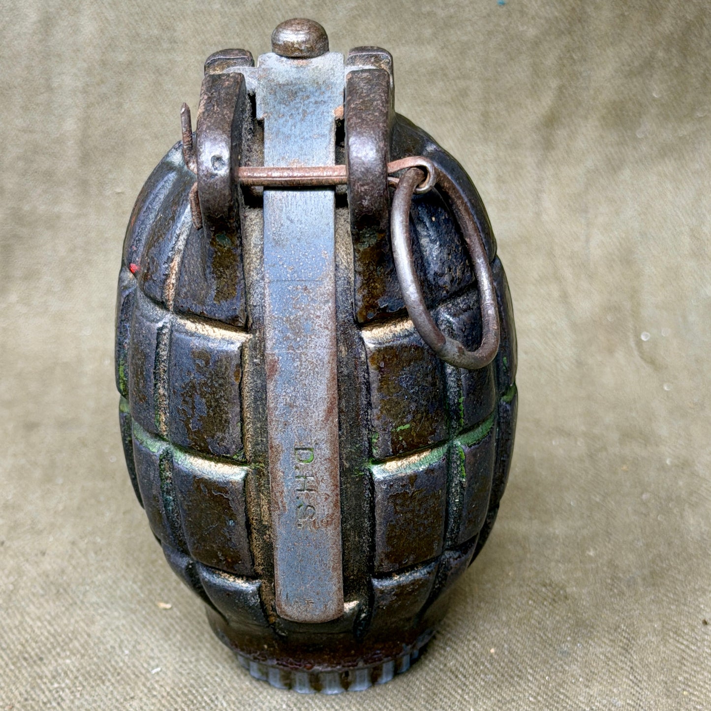 Original British No.36M Mk I Mills Bomb Hand Grenade – Complete Inert Example