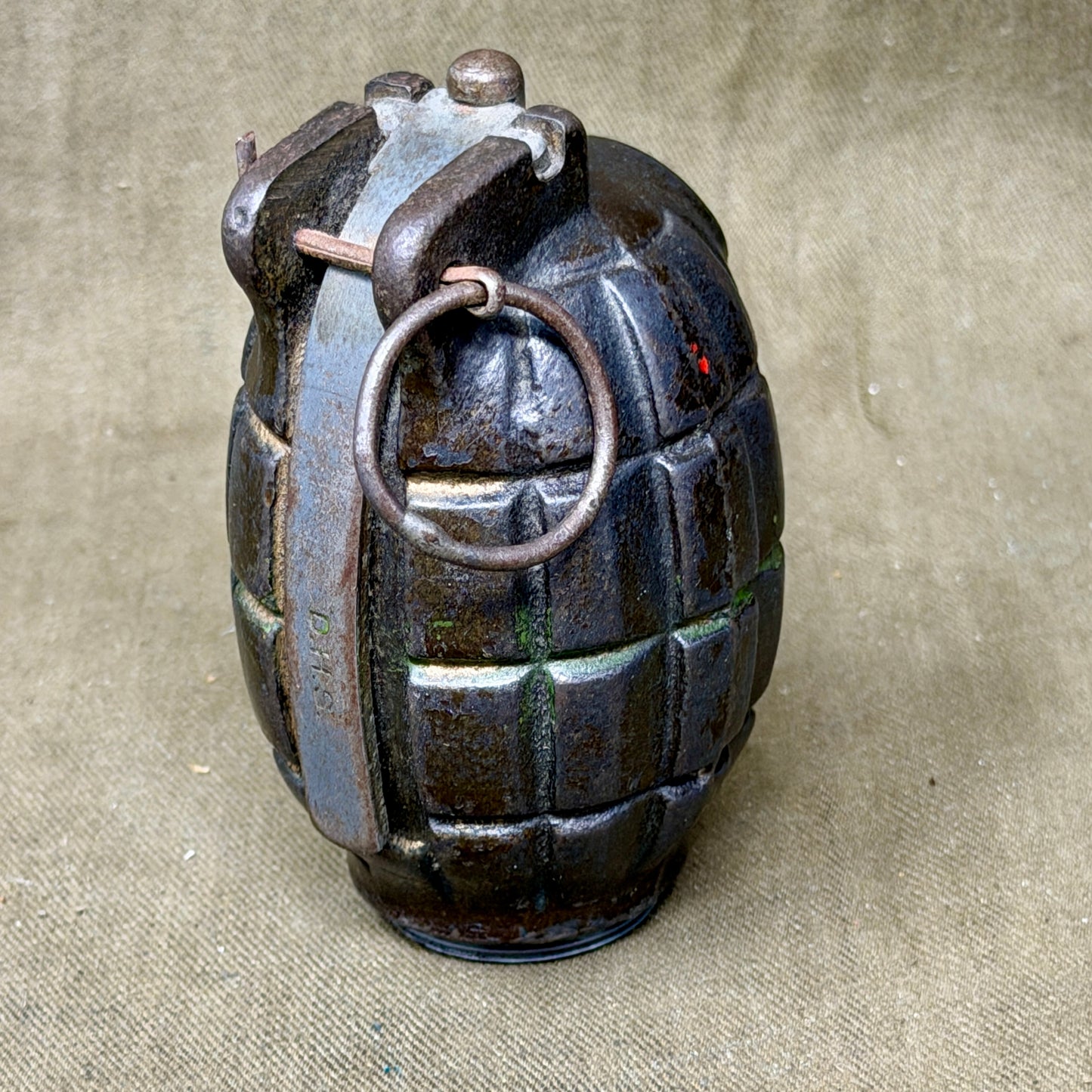 Original British No.36M Mk I Mills Bomb Hand Grenade – Complete Inert Example