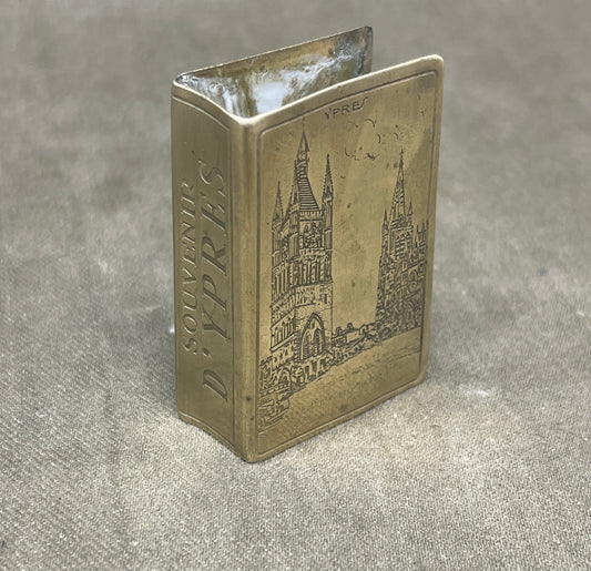 WW1  Souvenir Of The Great War Lord Kitchener Matchbox Holder