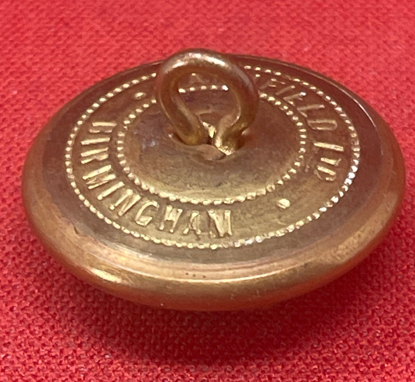 British Army The Devonshire Regiment Brass Button