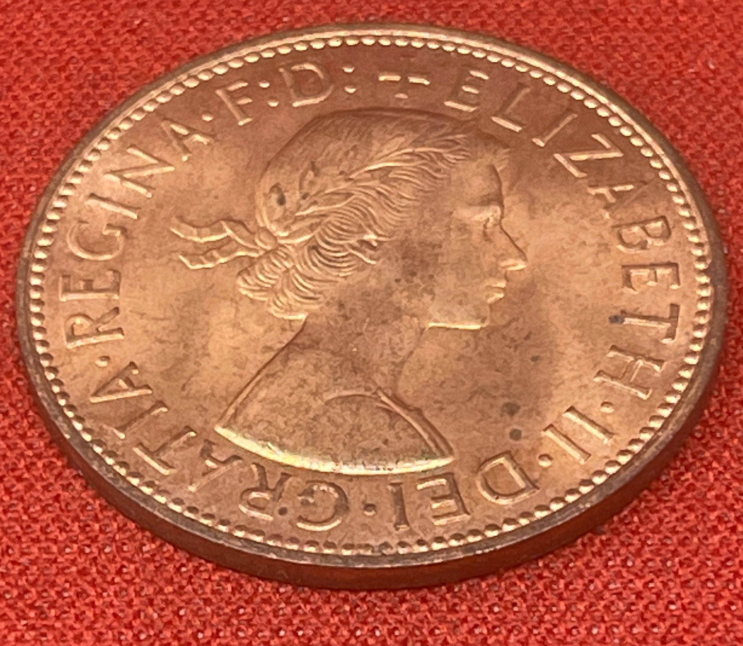 1967 Queen Elisabeth II One Penny