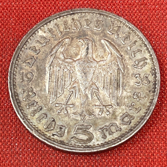 Germany-Deutsches Reich 5 Reichsmark 1935