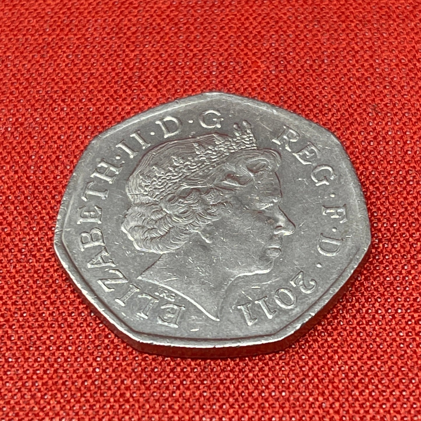 2011 Olympics Gymnastics 50p Circulated Coin