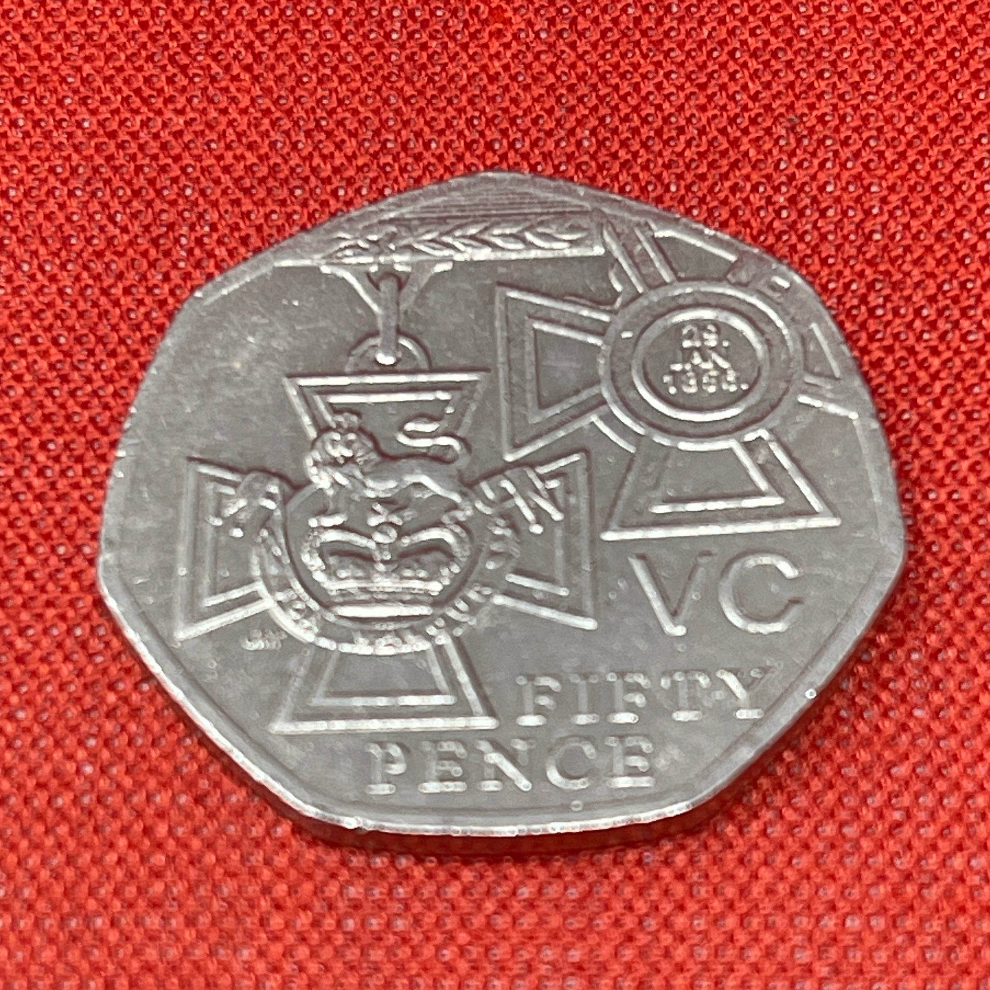 2006 50p Fifty Pence Coin - VC Medal