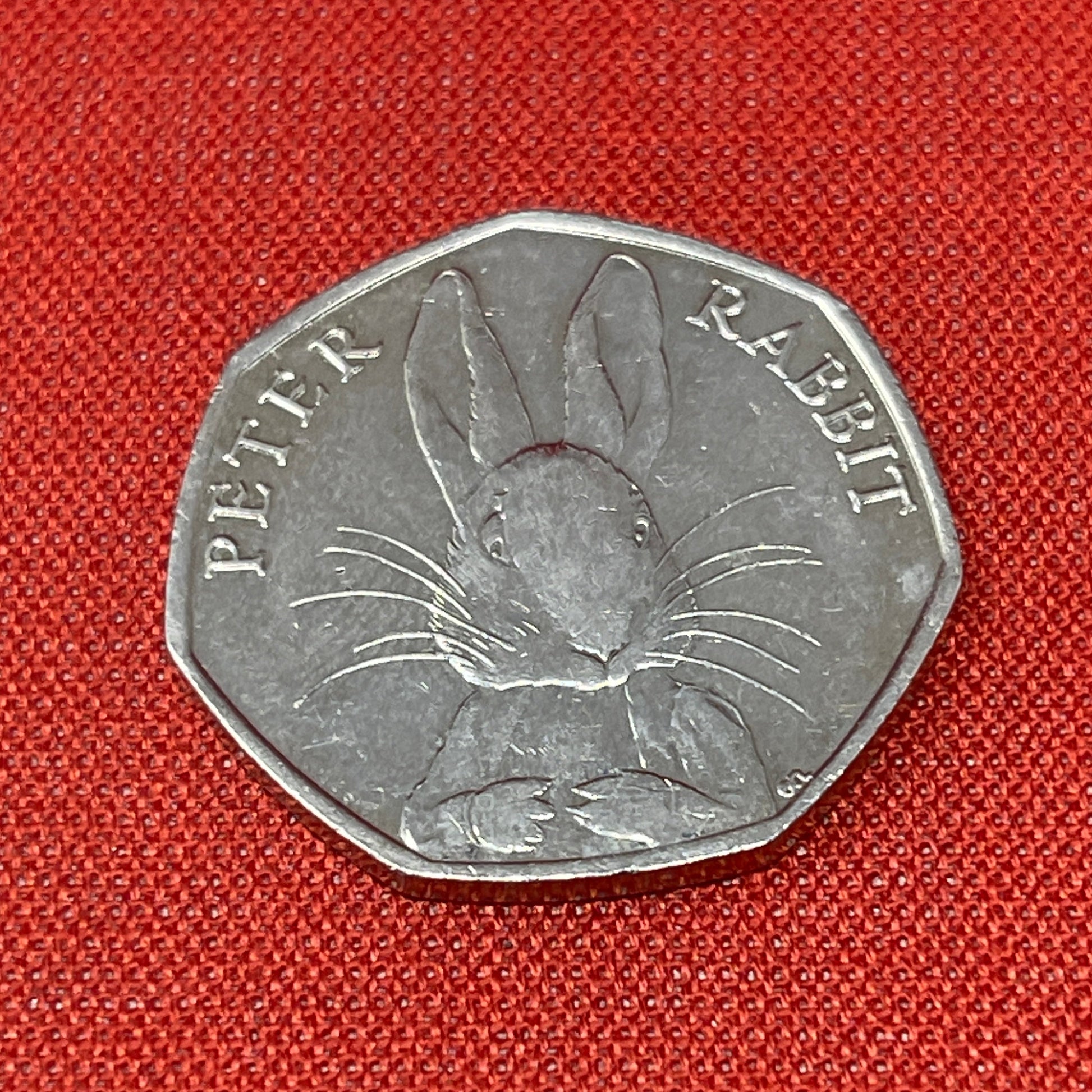 Peter Rabbit 50p Fifty pence Coin Circulated
