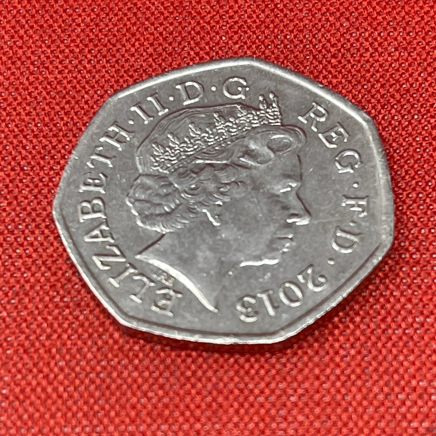 QEII 2013 50 Pence Coin Circulated