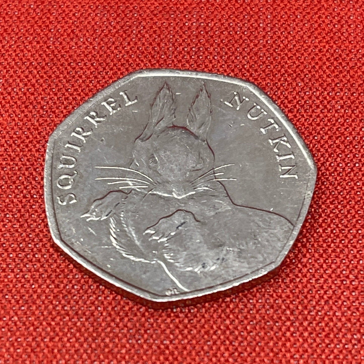 Beatrix Potter Squirrel Nutkin 50p Coin 2016