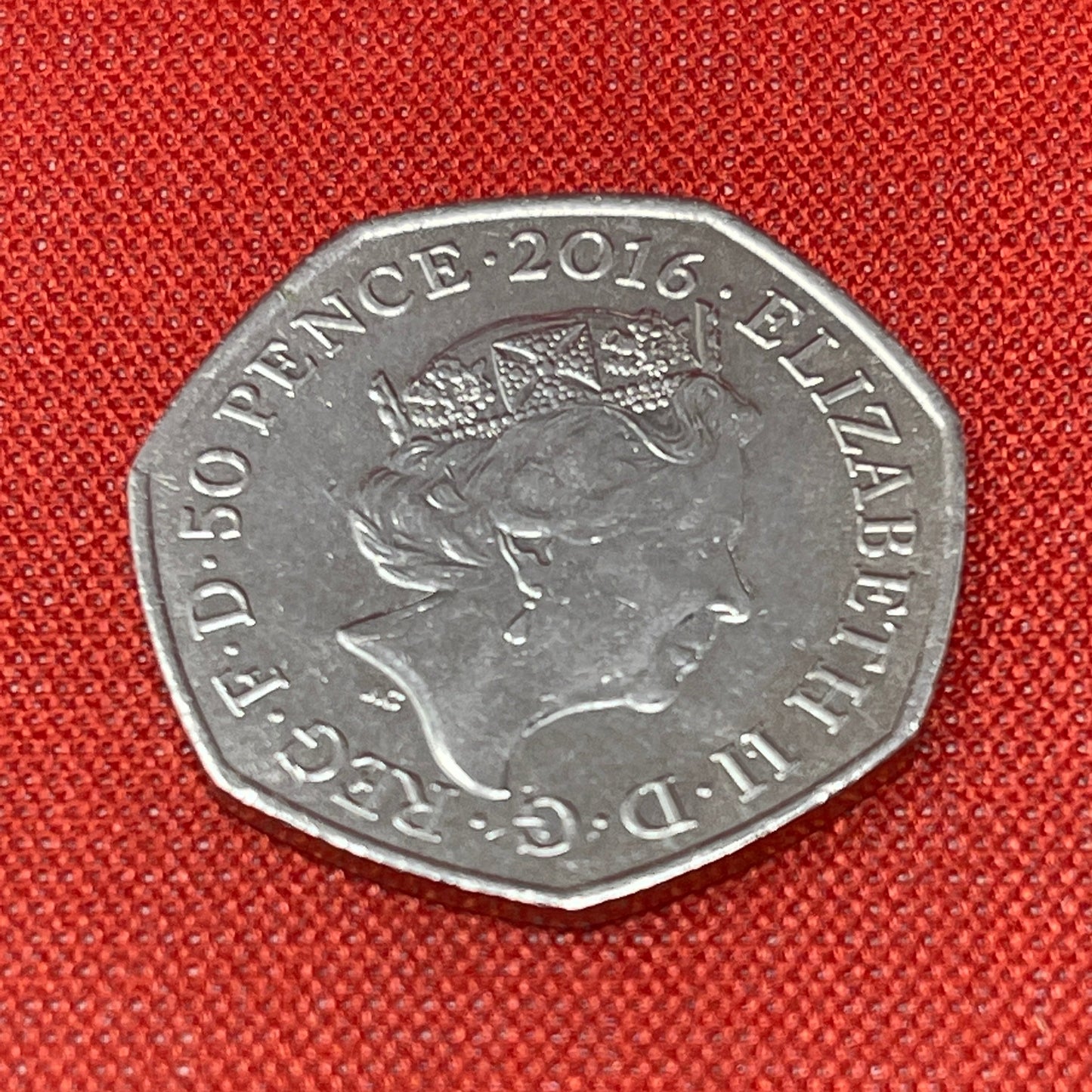 Beatrix Potter Squirrel Nutkin 50p Coin 2016