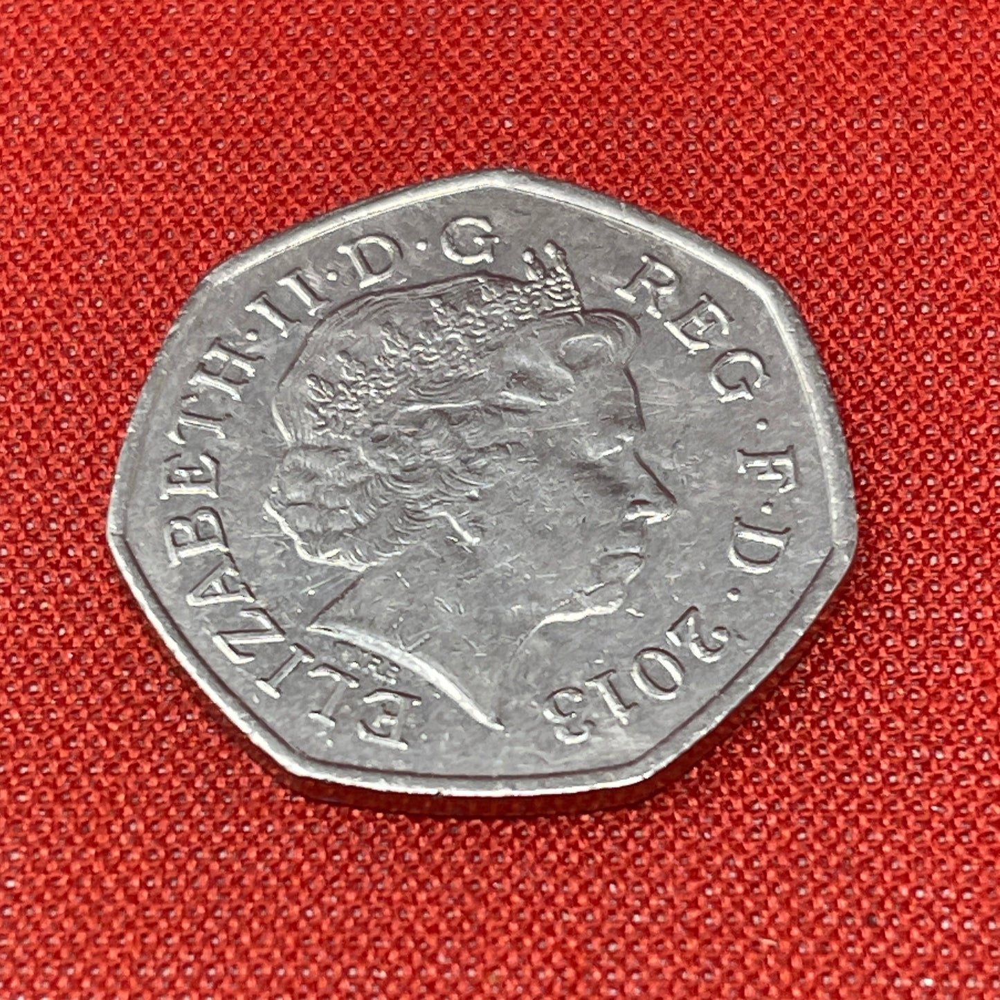 QEII 2013 50 Pence Coin Circulated