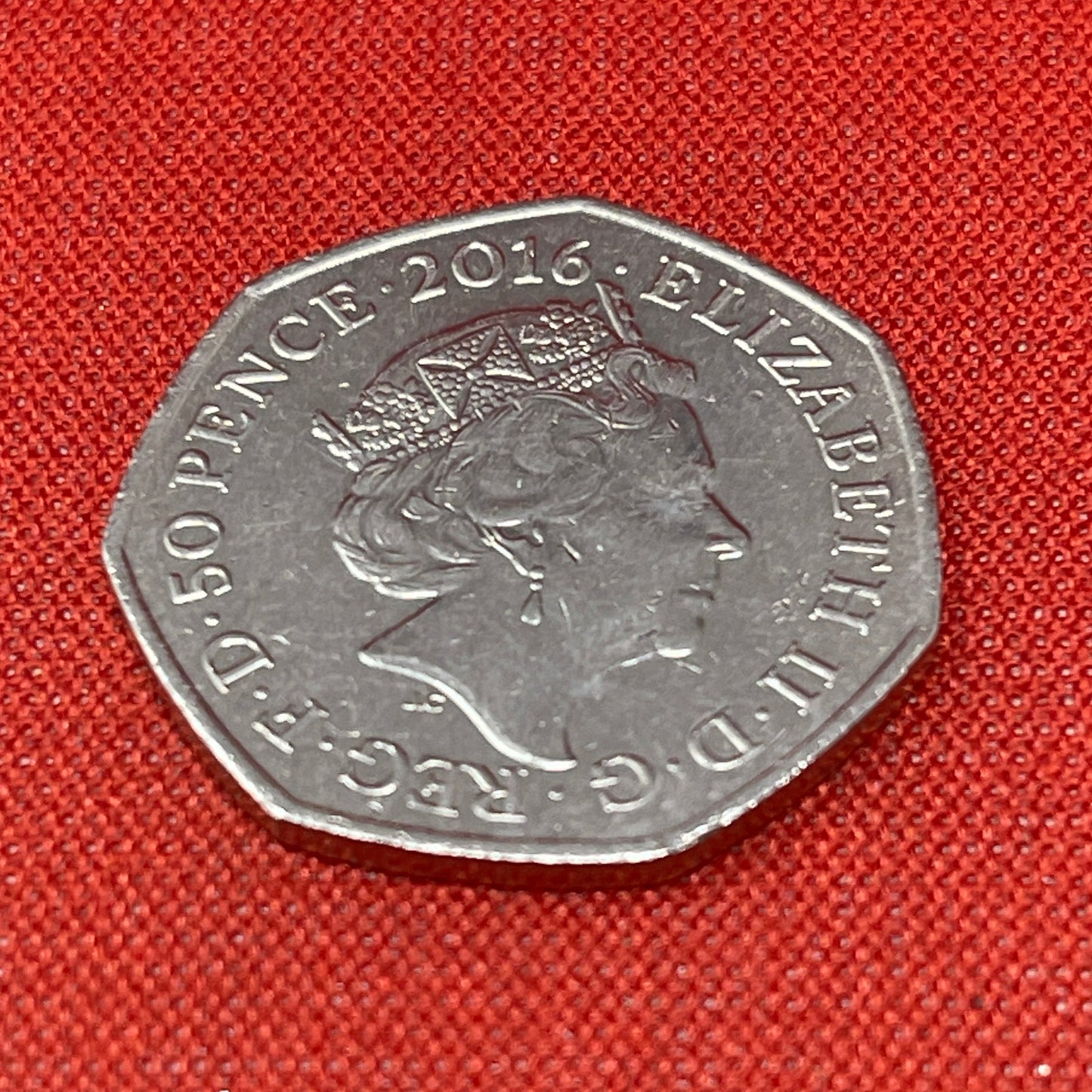 2016 Mrs Tiggy-Winkle 50p Fifty Pence Coin - Circulated