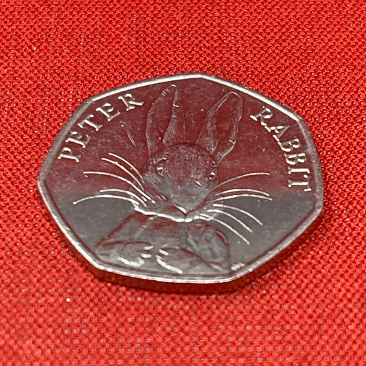 Peter Rabbit 50p Fifty pence Coin Circulated