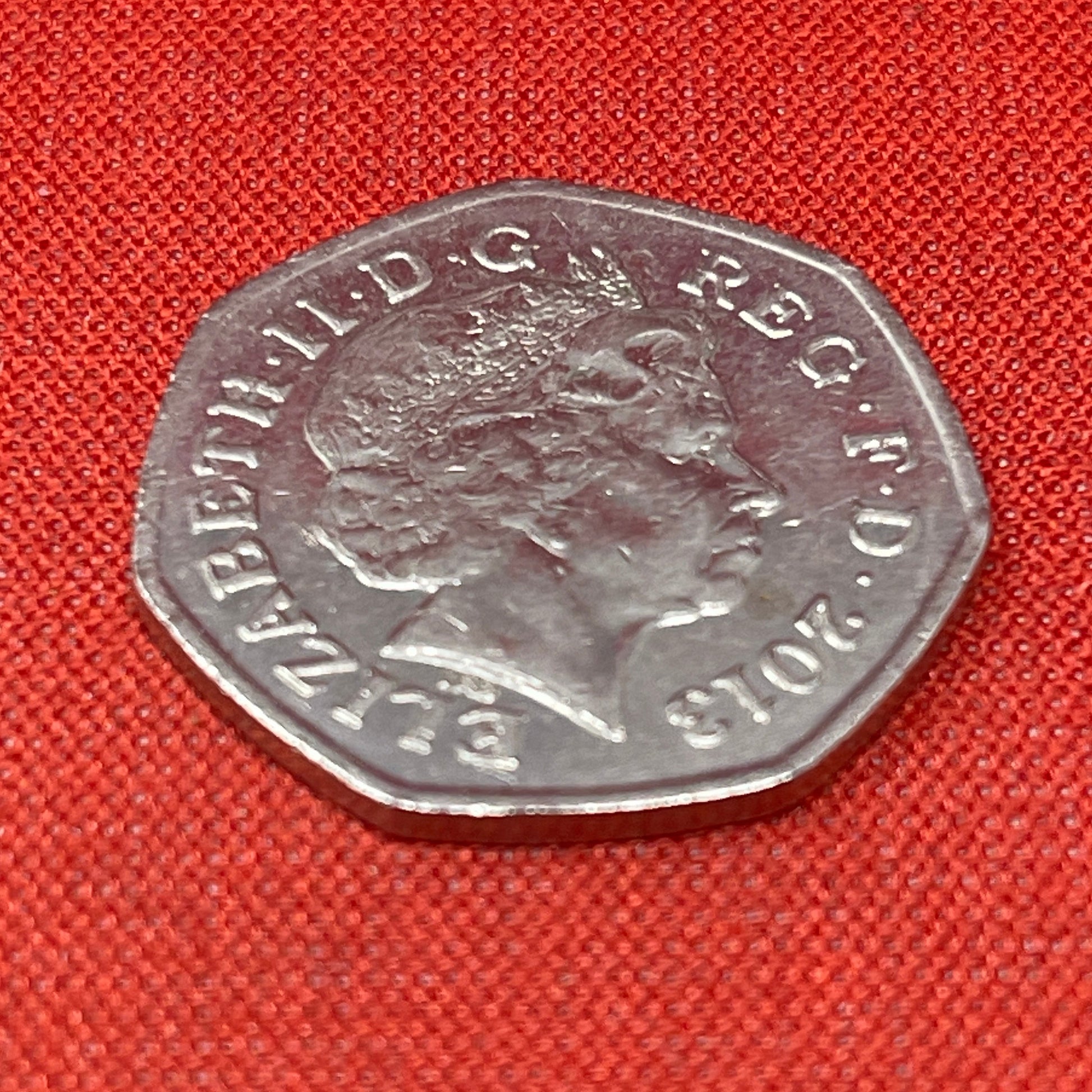 QEII 2013 50 Pence Coin Circulated