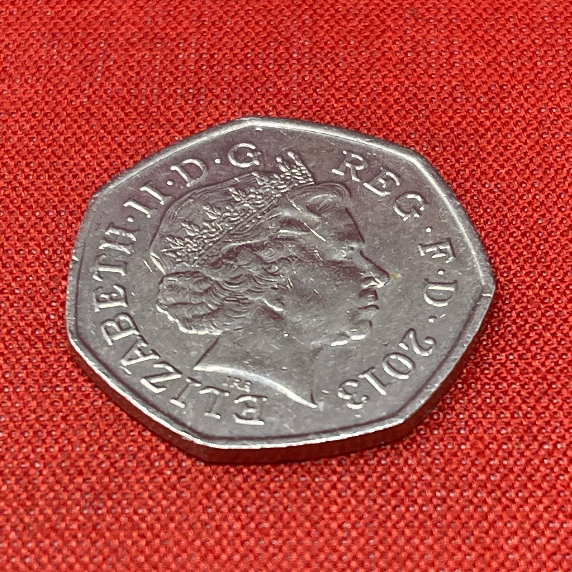 QEII 2013 50 Pence Coin Circulated