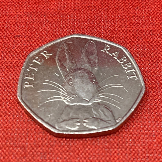 Peter Rabbit 50p Fifty pence Coin Circulated