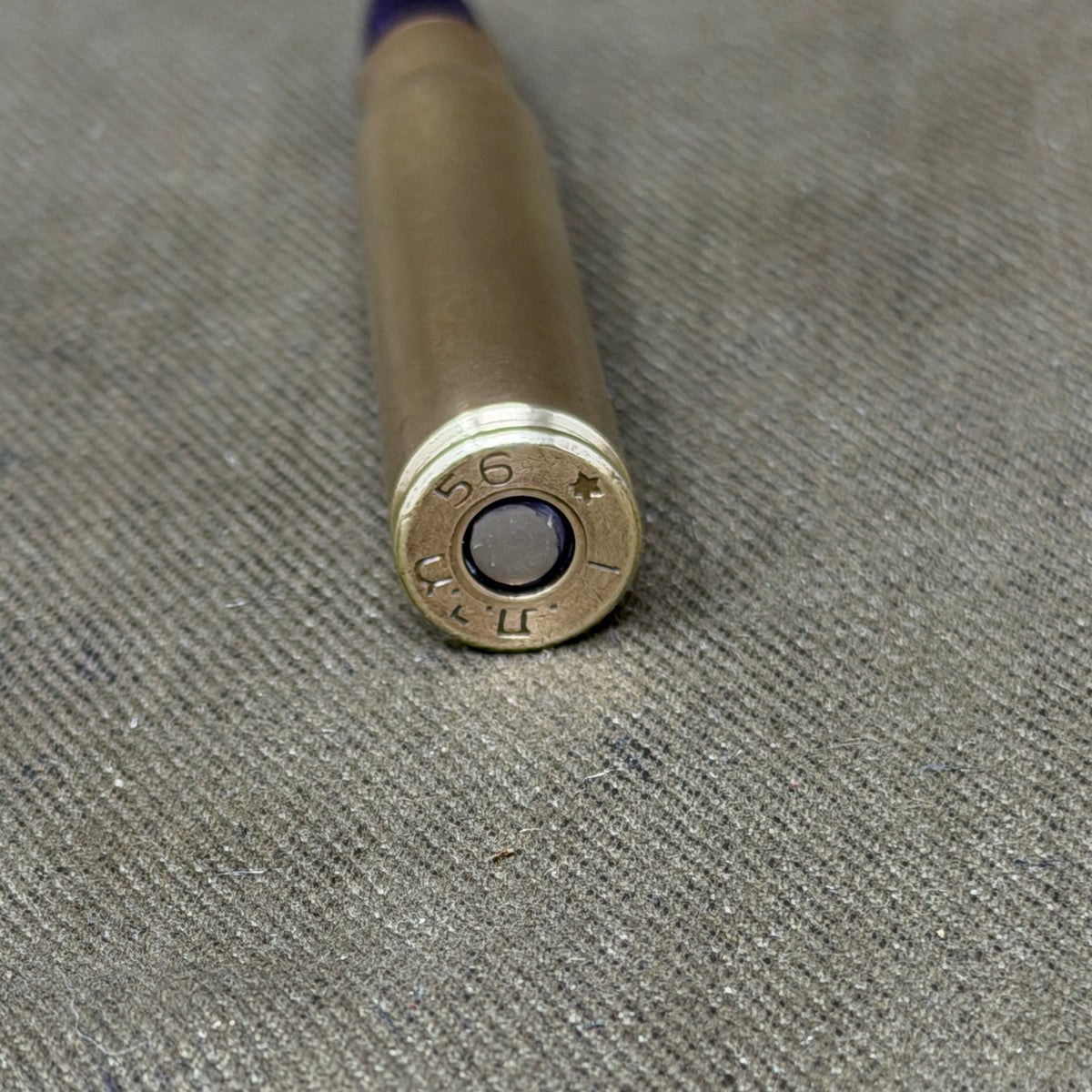 Israeli IDF 7.92×57mm Mauser Purple Wooden Bullet Blank – 1956 – INERT