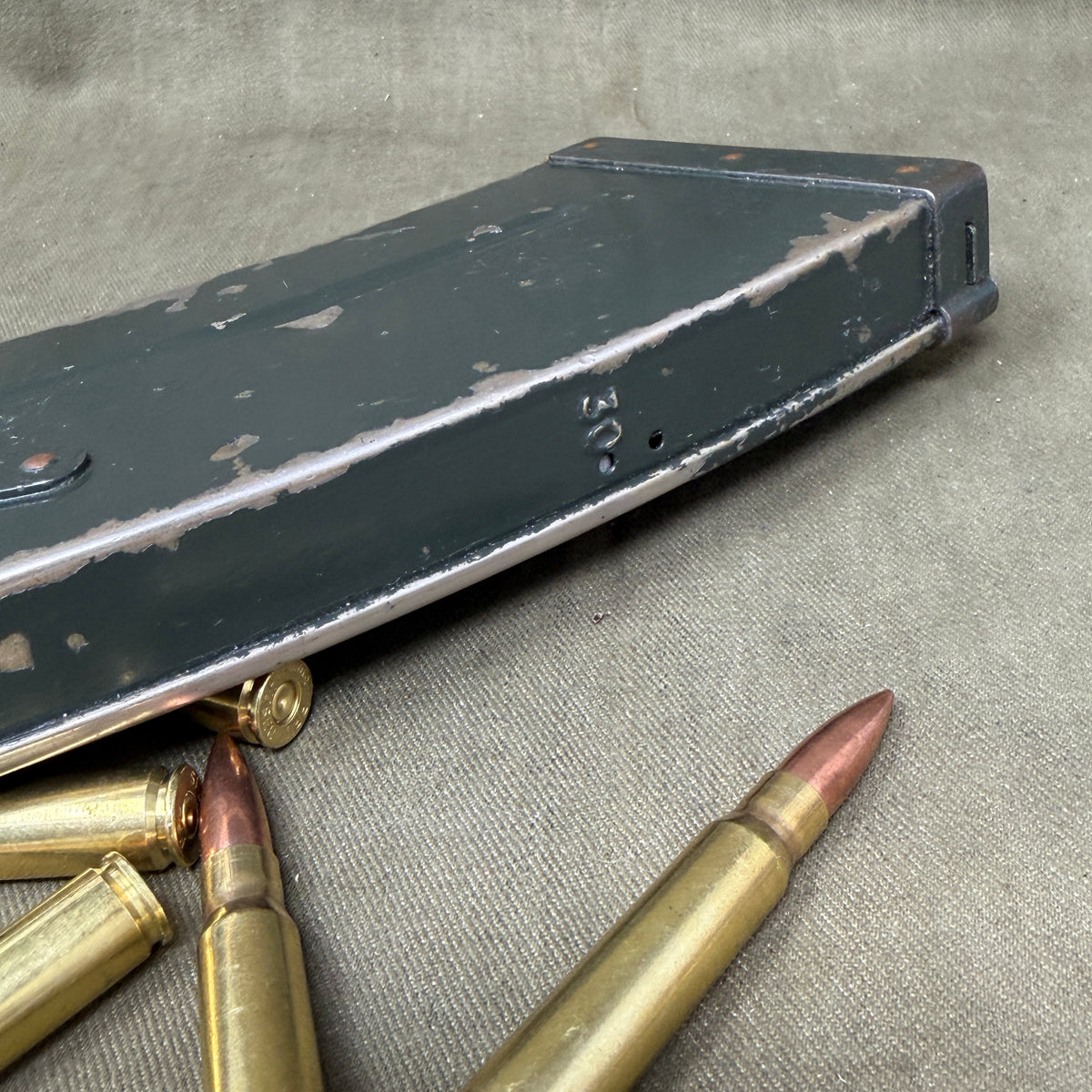 Original Madsen LMG 7.92×57mm Mauser 30-Round Magazine – Rare