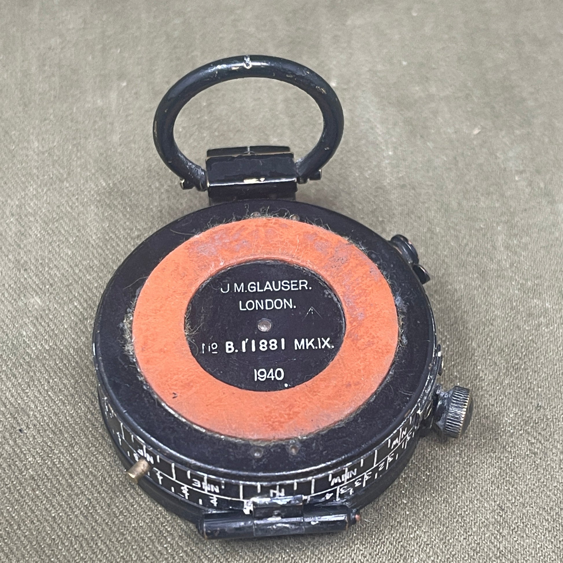 British  Military Prismatic Compass Dated 1940